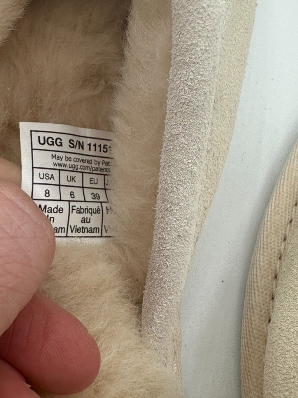 UGG Pearle UggPlush Scuff Slip On House Slipper 1115139 Cream Women's 8 - Picture 5 of 6
